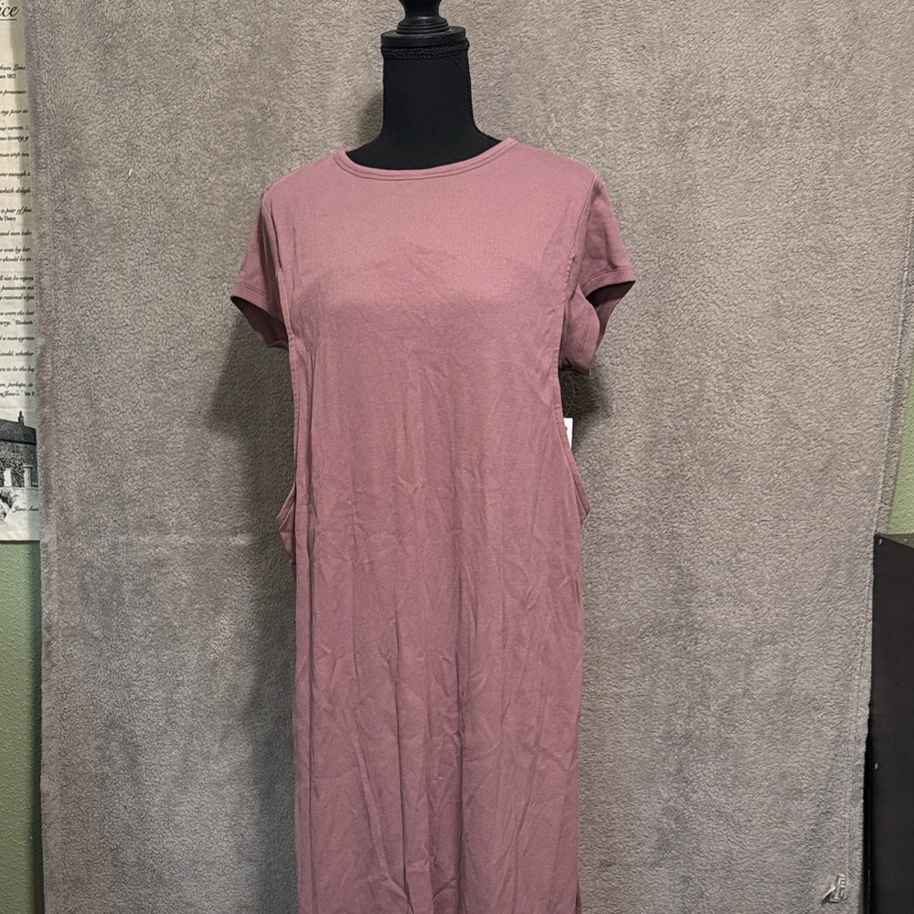 Old Navy Mauve Midi Dress